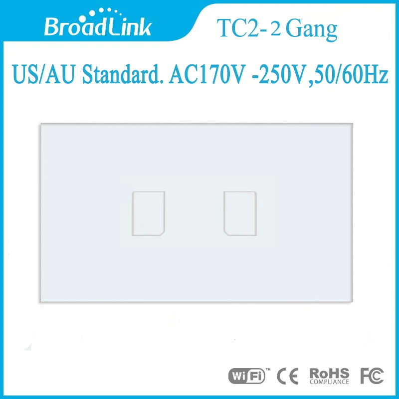 Broadlink US/AU 1/2/3 Беспроводной дистанционного Управление сенсорный выключатель