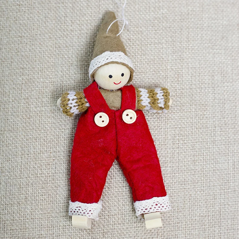 

2019 Christmas Ornaments Christmas Gift Santa Claus Snowman Tree Toy Doll Hanging Xmas Decorations For Home Kids Gift Pendants