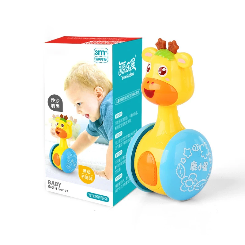 Мультяшная кукла-погремушка детские игрушки Милый Колокольчик музыка Roly-poly