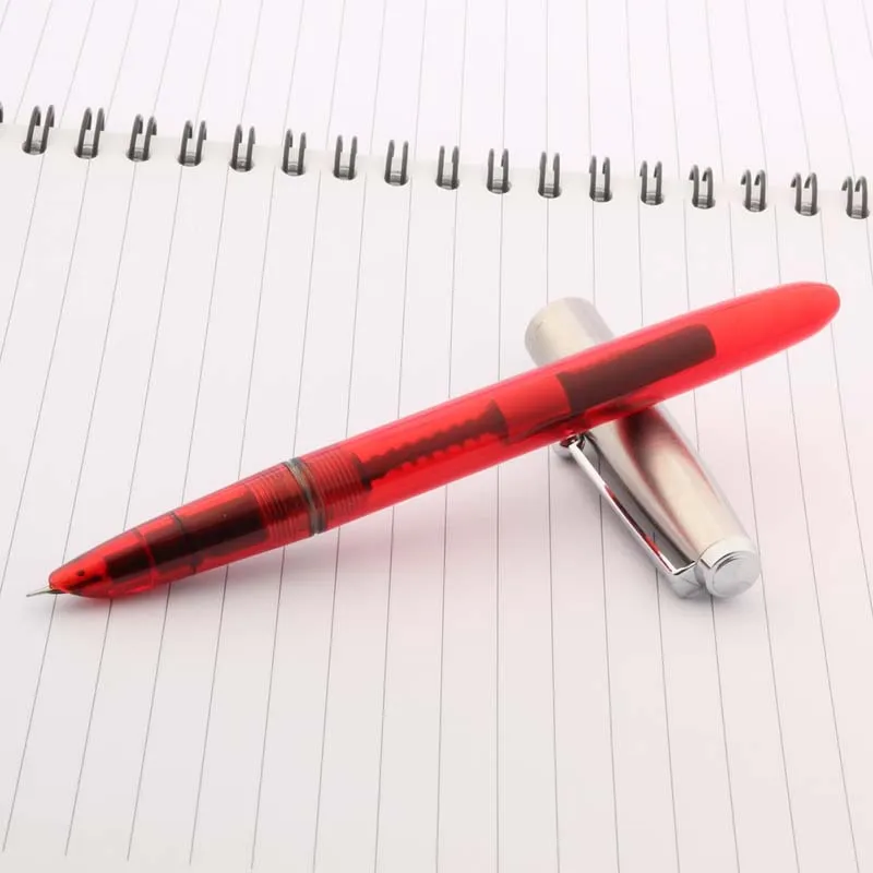 JINHAO 51-A Классическая Студенческая перьевая ручка из нержавеющей стали с серебряной отделкой - Цвет: A4
