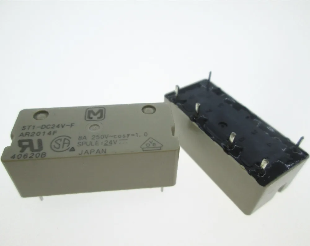 

Горячая новинка реле ST1-DC24V-F ST1-24VDC-F ST1DC24V 24VDC DC24V 24V DIP6