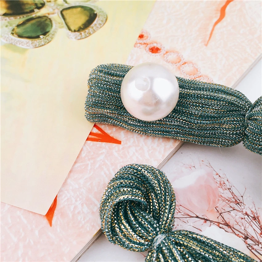 DiLiCa Women Fashion Statement Necklace Handmade Simulated Pearl Crystal Charms Chokers Necklaces Boho Choker Ribbon | Украшения и