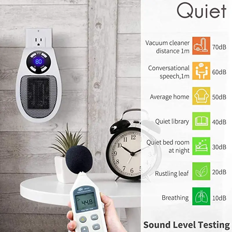 Стены выход Mini Портативный обогреватель плагин Керамика нагреватель с таймером