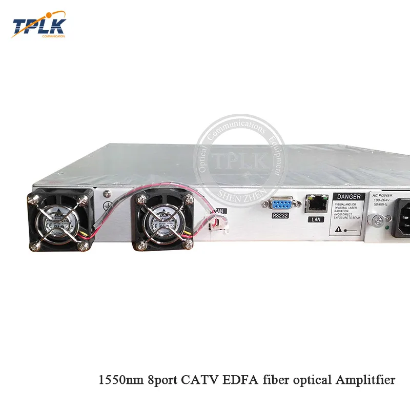 Новый CATV EDFA усилитель оптического волокна WDM 1550nm 1U/80 W 8port * 18/19dbm sc/apc sc/upc