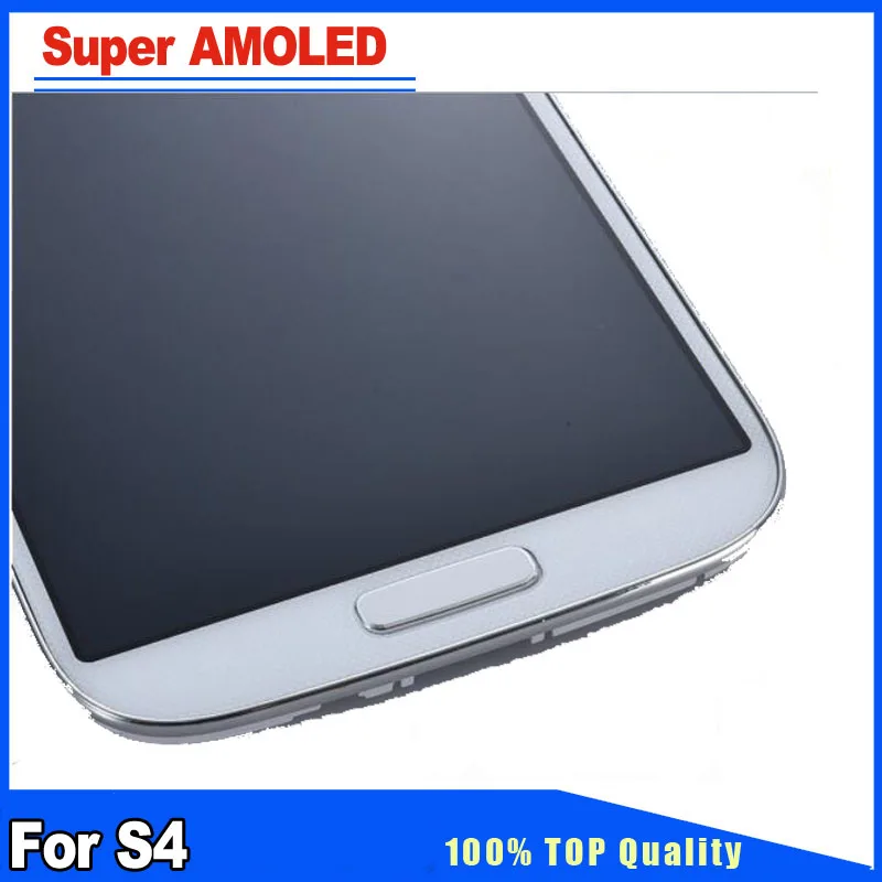 Синий белый для samsung Galaxy S4 i9505 i9500 i337 Super AMOLED ЖК-дисплей Дисплей Сенсорный экран