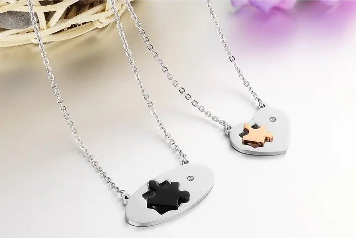 Newest And Delicate Design Pendants 316L Stainless Steel Lovers' Free Shipping 1Pair/lot | Украшения и аксессуары