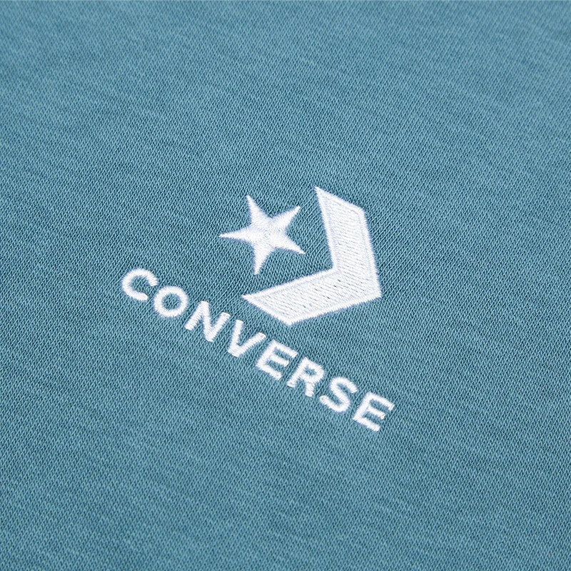 Оригинальный Новое поступление 2019 Converse Star шеврон Emb PO для мужчин пуловер