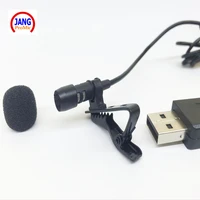 professional lapel mini computer microphone condenser usb microfone recording for pc laptop strand usb stand connect