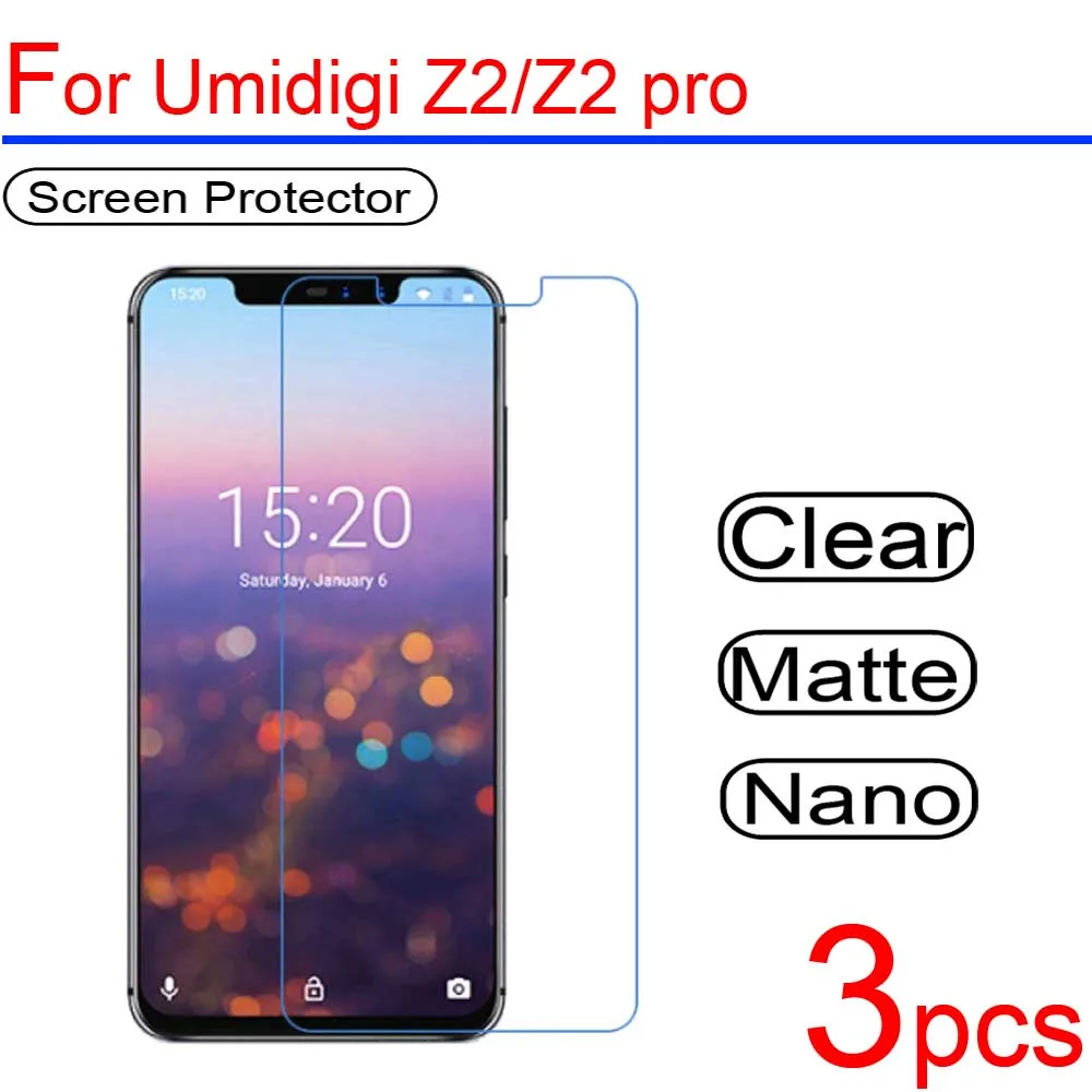 3 шт. ультра прозрачный ПЭТ мягкий ЖК дисплей для Umi C note 1/2 A1 защита экрана Защитная