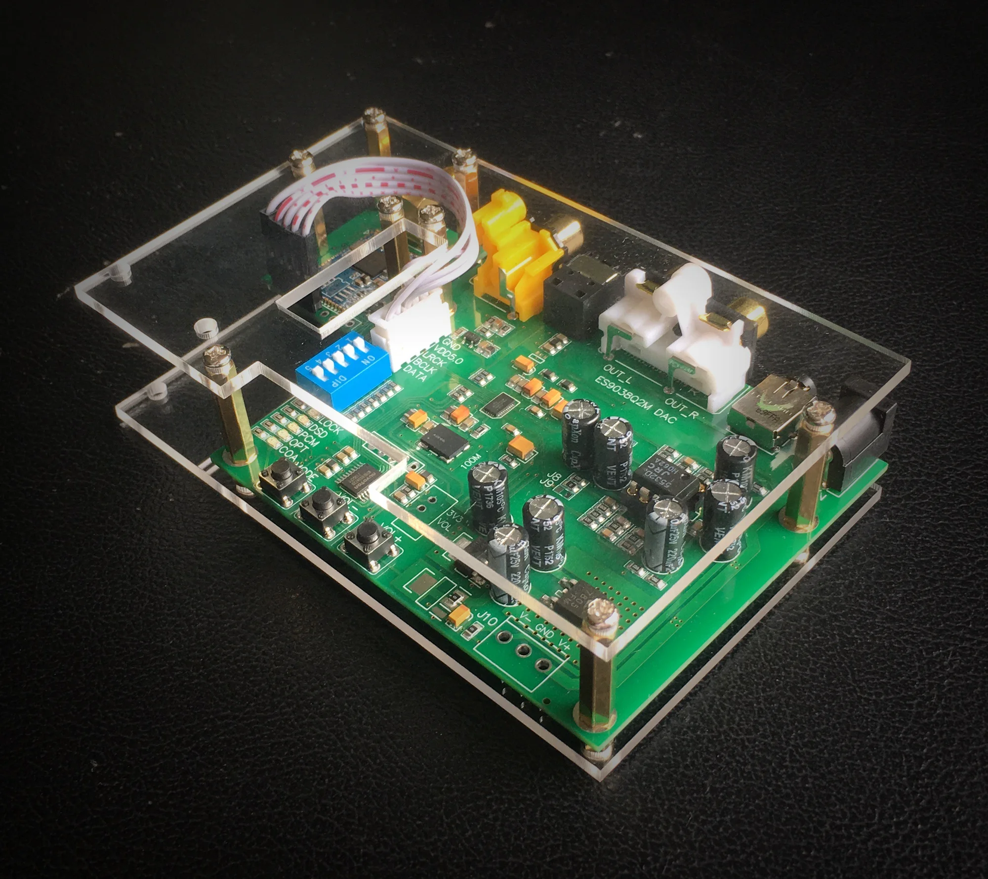 ES9038Q2M DAC I2S SPIDF декодер плата CSR8675 Aptx hd Bluetooth 5 модуль|Запчасти для кондиционера| |