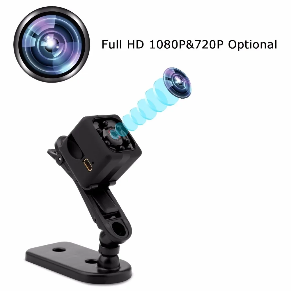 SQ11 мини камера Full HD 1080P 720P с ночным видением микро датчиком движения DV DVR