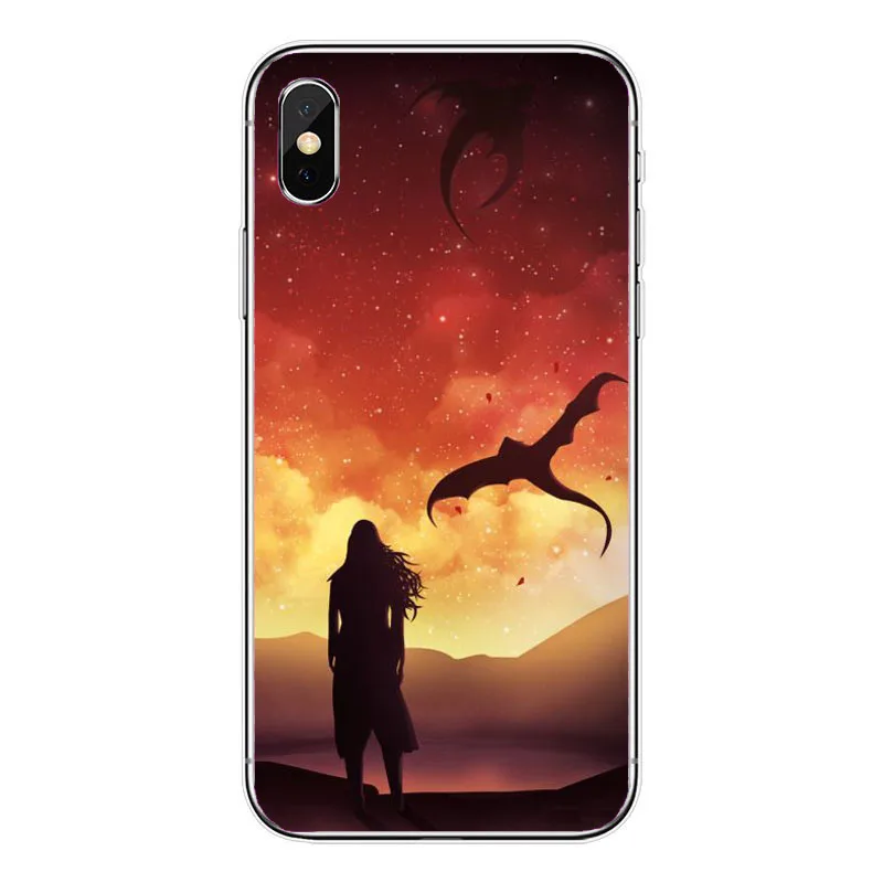 Мягкий чехол для телефона Game Thrones dazenerys Dragon Jon Snow tyrion lannister iPhone 11Pro MAX XR XS 10 6 6S 7 8Plus X 5 5S