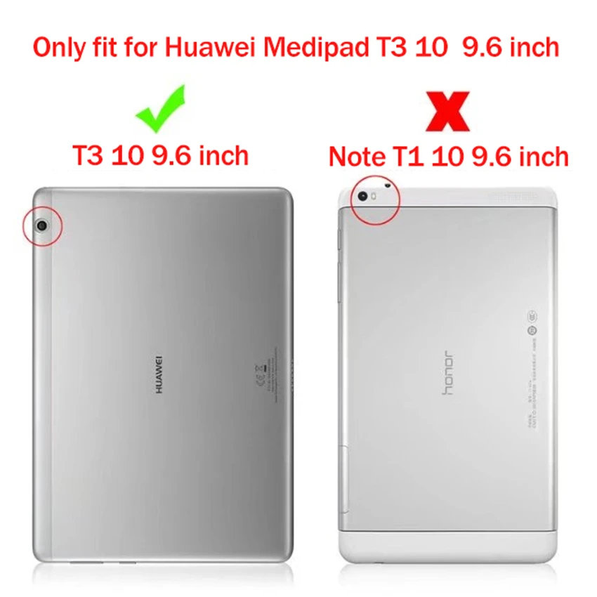 Магнитный чехол для Honor Play Pad 2 9 6 дюйма милый детский планшета Huawei MediaPad T3 10 1 дюймов