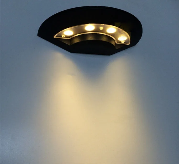 10pcs/lot 4*3w Led Wall Lamp AC110v 220v 230V 240V Outdoor Waterproof Stairs Gate Villa Hotel Terrace Garden Light | Лампы и освещение
