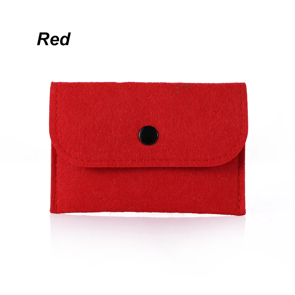 Style 1 Red 1 шт., новинка, кошелек с кошкой для женщин и девочек, мини-кошелек, квадратный фетровый Кошелек для монет, сумка для мелочи, органайзер для девушек, нулевая сумка, 12,5 см* 8 см - Цвет: Style 1 Red