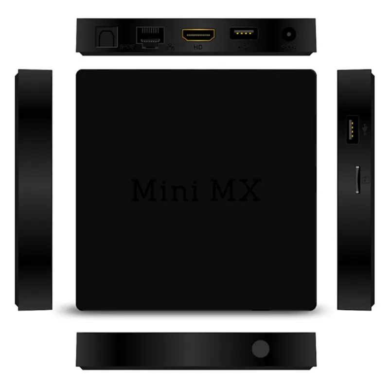 20 ШТ. Мини S905 MX TV BOX 2 Г/16 Г Android 5.1 Полностью загружалась Смарт Amlogic Quad-core Kodi WIFI 5.8