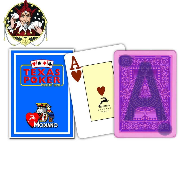 Modiano Texas Holdem пластиковые Невидимые чернильные маркированные карты для игр в