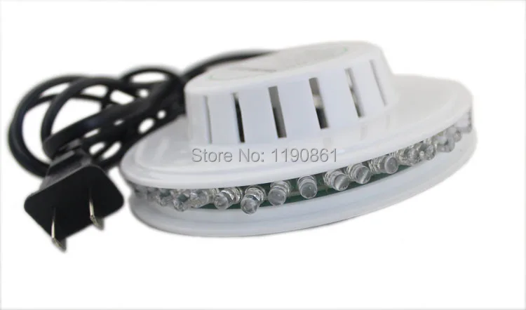 Современный светодиодный круглый праздничный мини-лазер 8 Вт 48 светодиодов 90-240 В