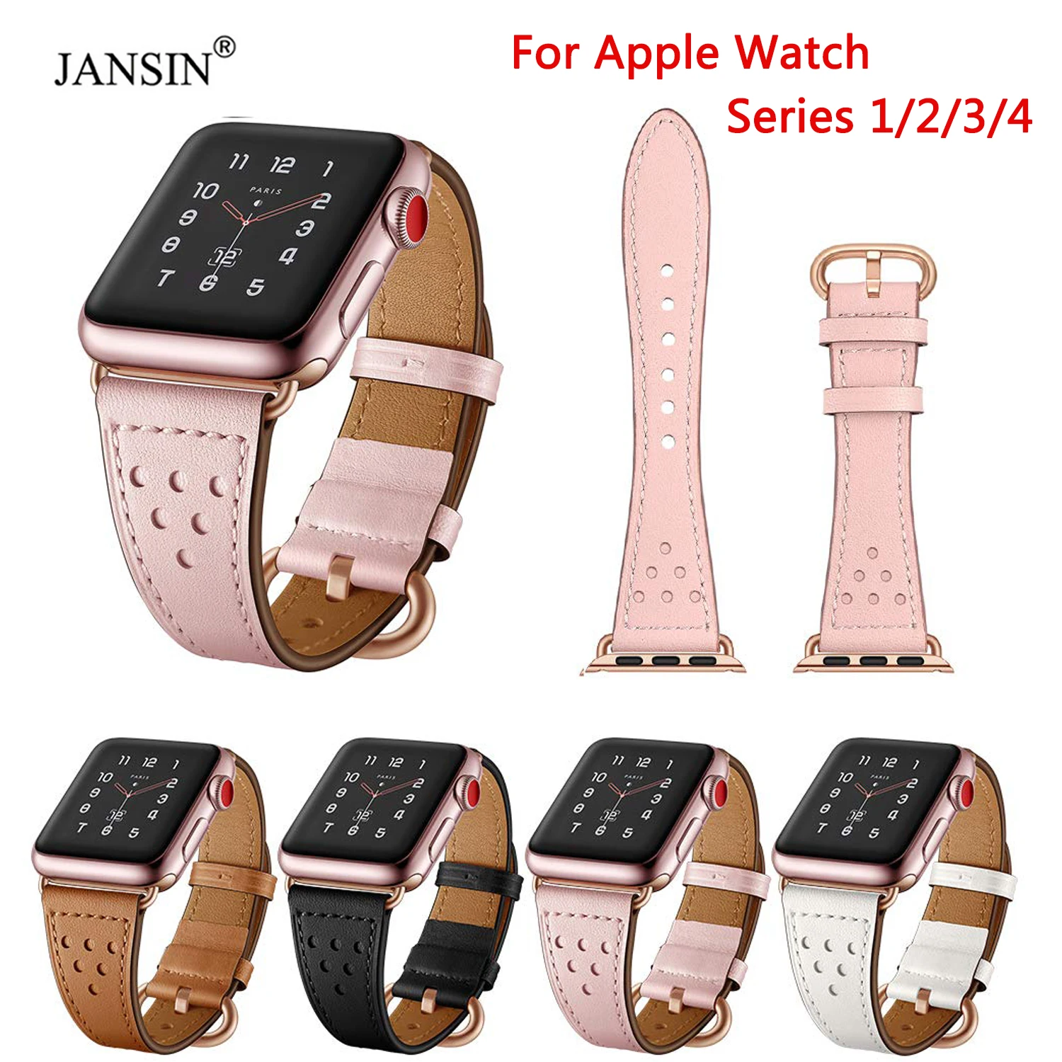 Кожаный ремешок для часов Apple Watch 42 мм 38 сменный iWatch 40 44 серия 5 4 3 2 1|Ремешки часов| |