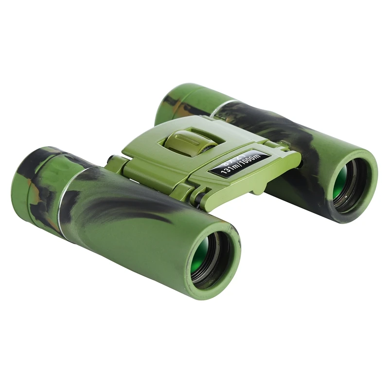green Хит, 8x21 Бинокль с зумом, 1000 м, HD мощный складной мини телескоп, компактный бинокль, оптика, стекло, для охоты, кемпинга, дропшиппинг - Цвет: green