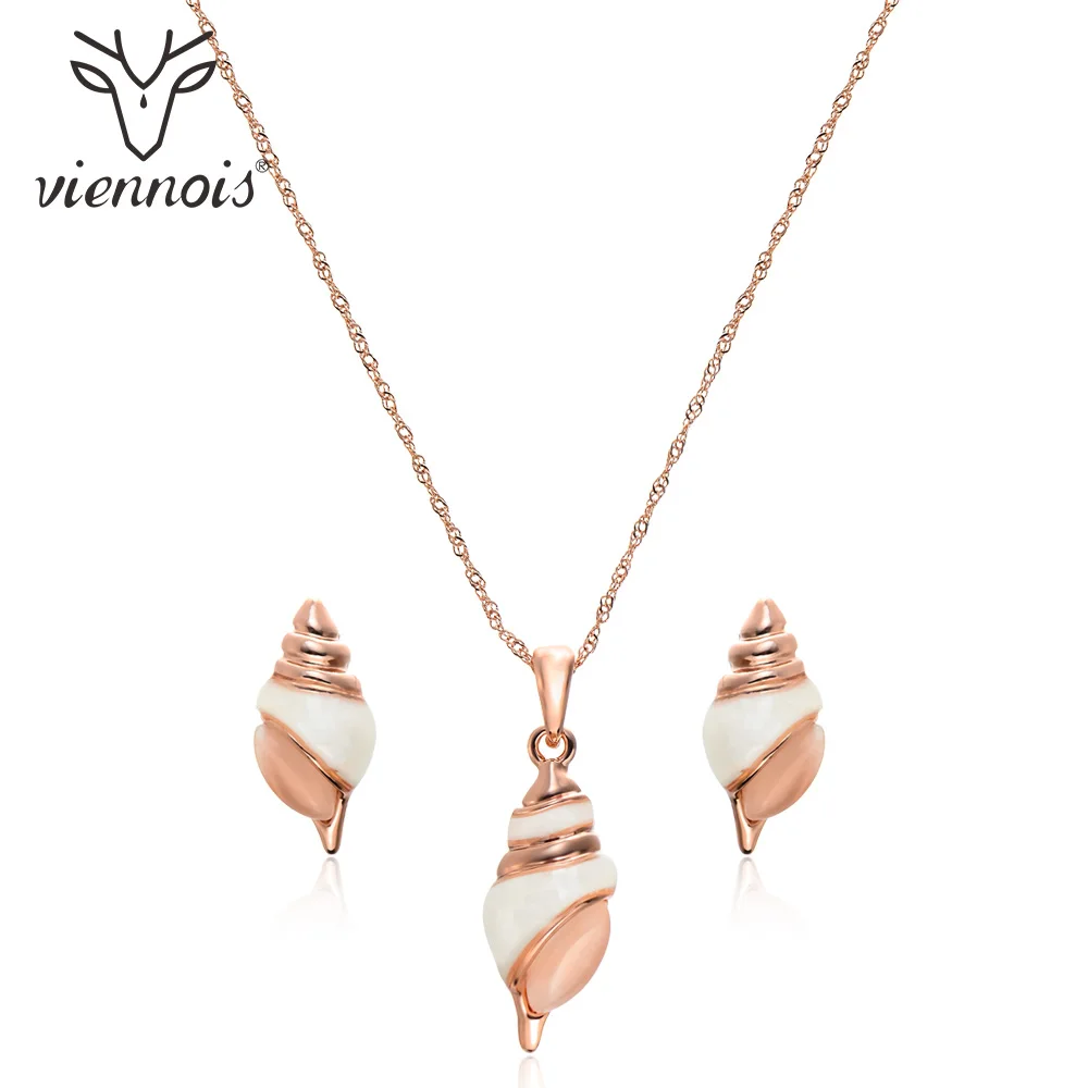 Viennois свадебные комплекты украшений для женщин Модный морской корпус висячие