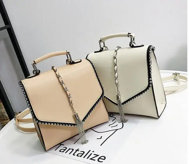 Fashion Leather Backpacks for Teenage Girls Bolsa Feminina Mochila Small Ear Women Backpack Tassel Shoulder Bags School Backpack