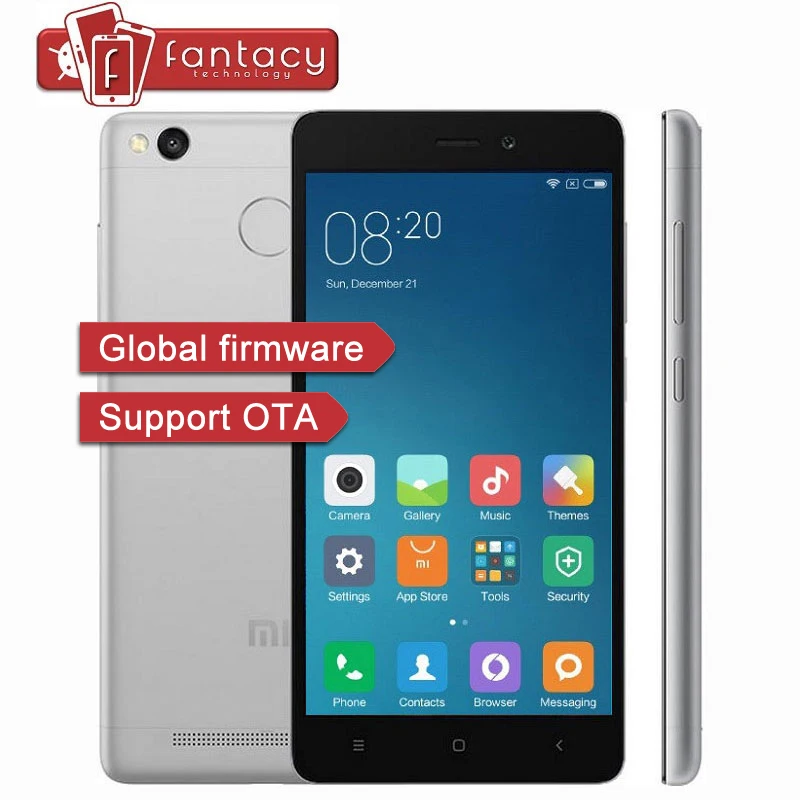 Оригинальный Xiaomi Redmi 3 S 4 100 мАч Snapdragon 430 Octa Core 2G Оперативная память FDD LTE 4G