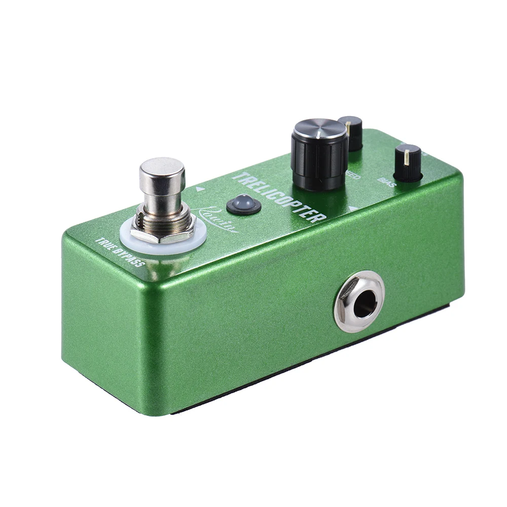 Мини педаль для гитарных эффектов Tremolo корпус из алюминиевого сплава музыкальных