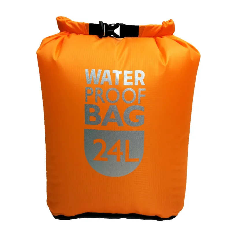 Orange 24L 6/12/24L Водонепроницаемый сухой мешок пакет мешок для рафтинга плавания Каякинг водного плавающий парусный спорт каноэ гребля на водонепроницаемость - Цвет: Orange 24L