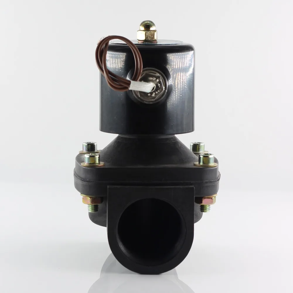 DN25 DN32 AC220 DC12V DC24V normally closed plastic solenoid valve the coil can work continuously for 24 hours without burning. |