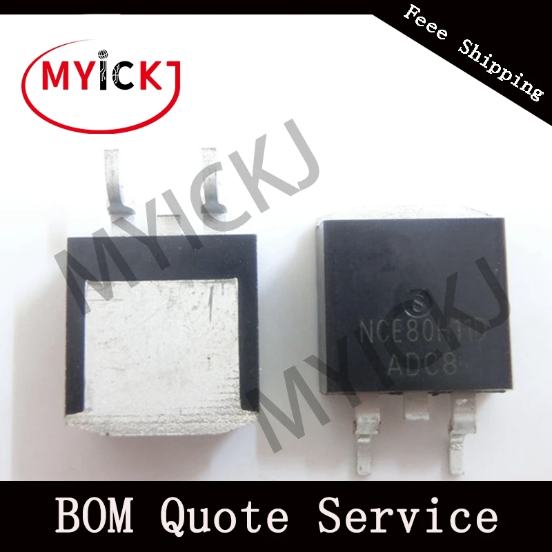 5 шт. NCE80H11D NCE n канальный расширенный режим питания MOSFET TO 263 IC CHIP|Светодиодные чипы|