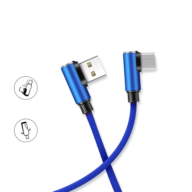 90 градусов кабель зарядного устройства USB с быстрой зарядки происхождения