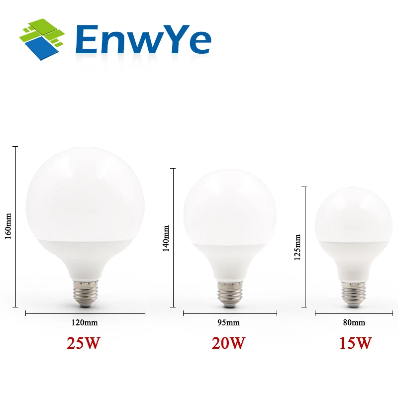 EnwYe светодиодный светильник 220 в 230 в 240 в холодный белый/теплый белый 15 Вт 20 Вт 25 Вт E27 Светодиодный светильник в виде Драконий жемчуг
