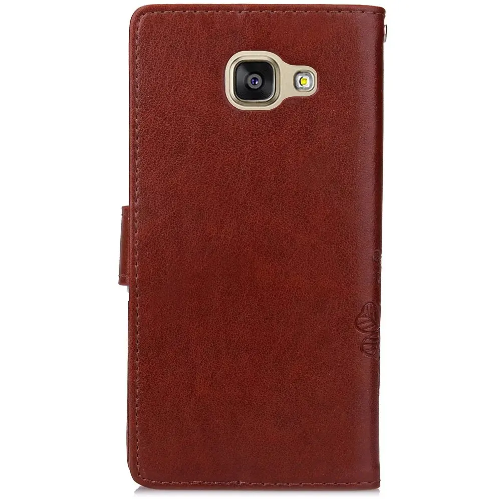 Для Samsung Galaxy A3 A5 2016 Leather Case A510 A510F Бумажник Flip Держателя Карты Мягкий Силиконовый