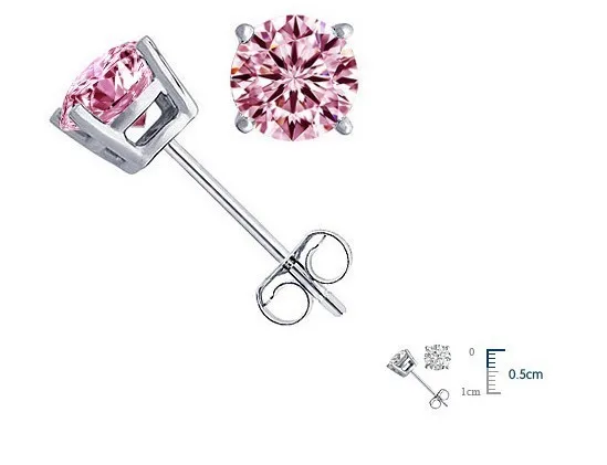 cubic zirconia stud earring 5mm size cute fancy stick cz classic jewelry bijouteria | Украшения и аксессуары