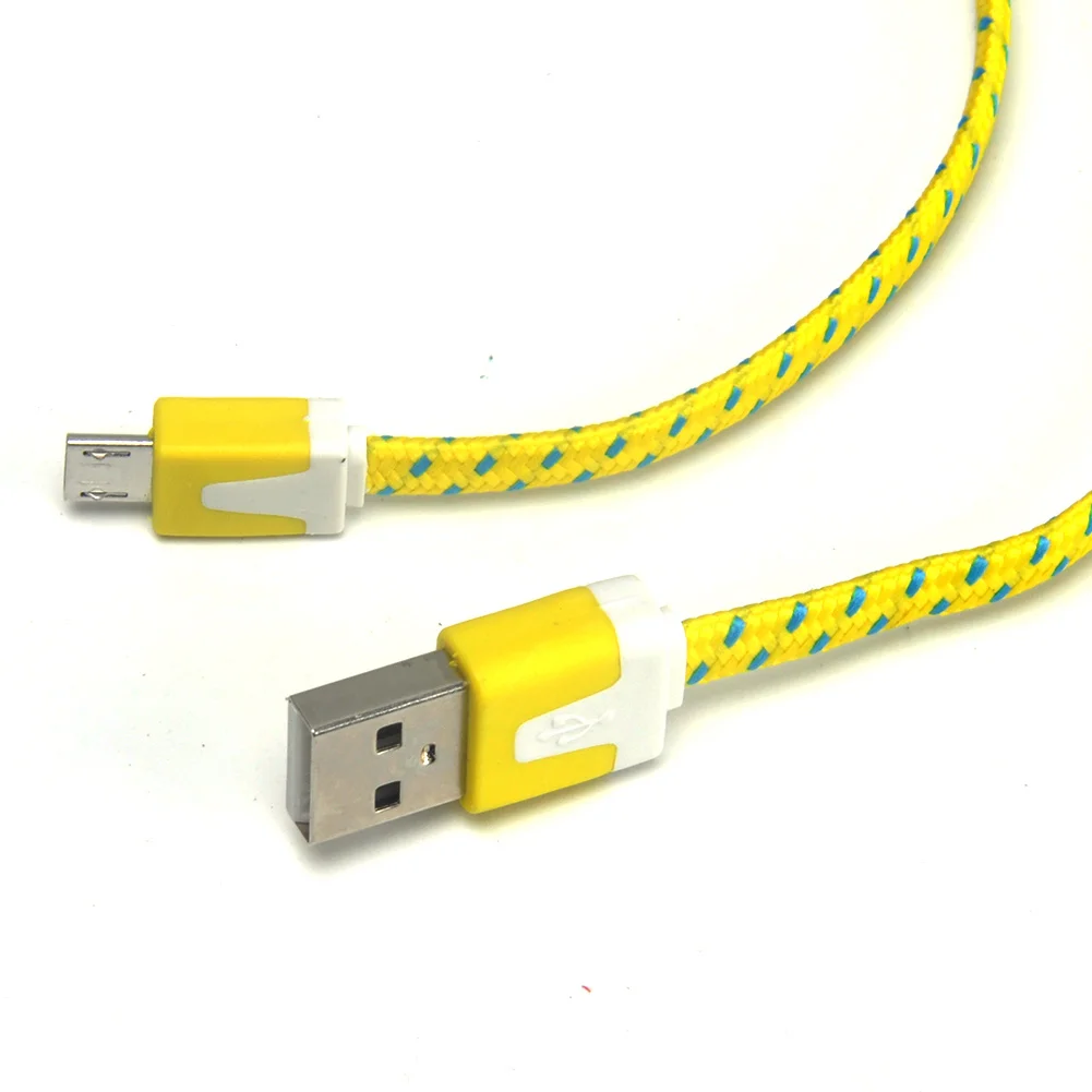 Мини разъем 3 фута веревка Micro USB быстрое зарядное устройство провод для зарядки