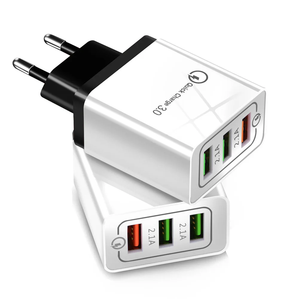 GSS USB зарядное устройство Быстрая зарядка 3 0 для iPhone X 8 7 iPad быстрое настенное samsung S9