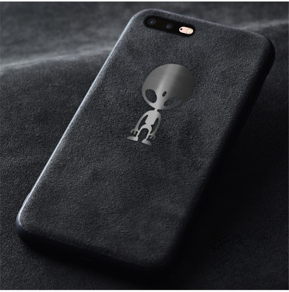 Роскошные замшевые кожаные чехлы для телефонов для iPhone 7, 8, 6, 6S Plus, новинка, ультра тонкий мягкий бархатный силиконовый чехол для iPhone X, Xs, Max, XR, Coque