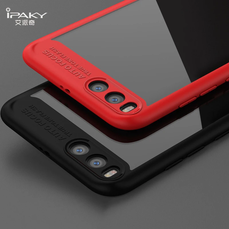 Чехол iPaky для Xiaomi Mi 6 Гибридный Силиконовый мягкий каркас жесткая прозрачная