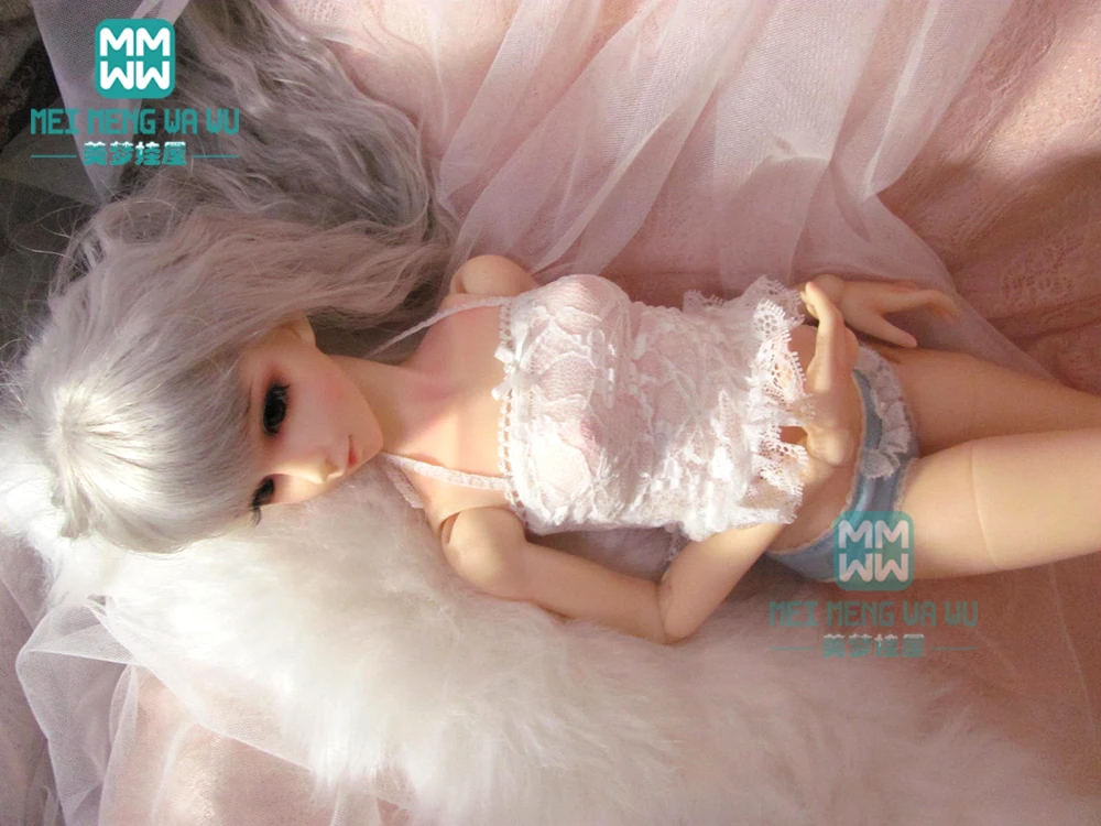 BJD аксессуары модный белый кружевной комплект нижнего белья для 60 см 1/3 BJD DD SD кукольная одежда