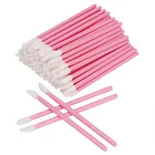 500 шт. одноразовая кисть для губ оптовая продажа розовый палочка-аппликатор для блеска идеальный лучший инструмент для макияжа и аксессуары для женщин
