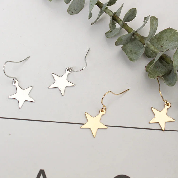 2017 New Hollow Geometry Earrings Heart Sweet Gold Love Earrings Women Gifts Jewelry Orecchini Brincos Pendientes Oorbellen