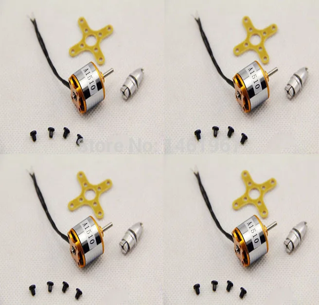 Бесплатная доставка! Новый бесщеточный микромотор west XXD A1510 2200 кВ + simonk 10A ESC с