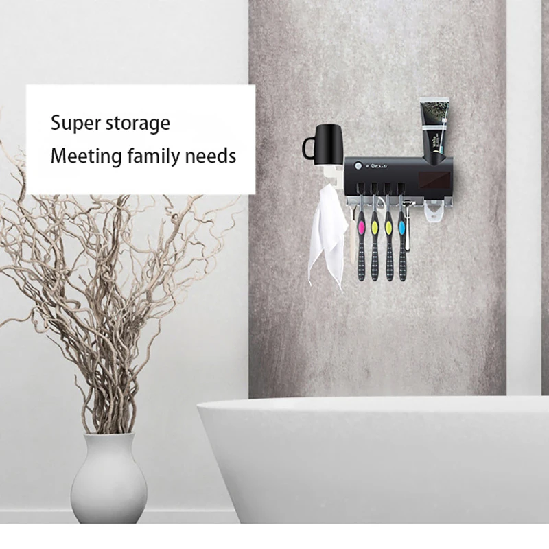 Антибактериальный держатель для зубных щеток ONEUP Автоматический Диспенсер