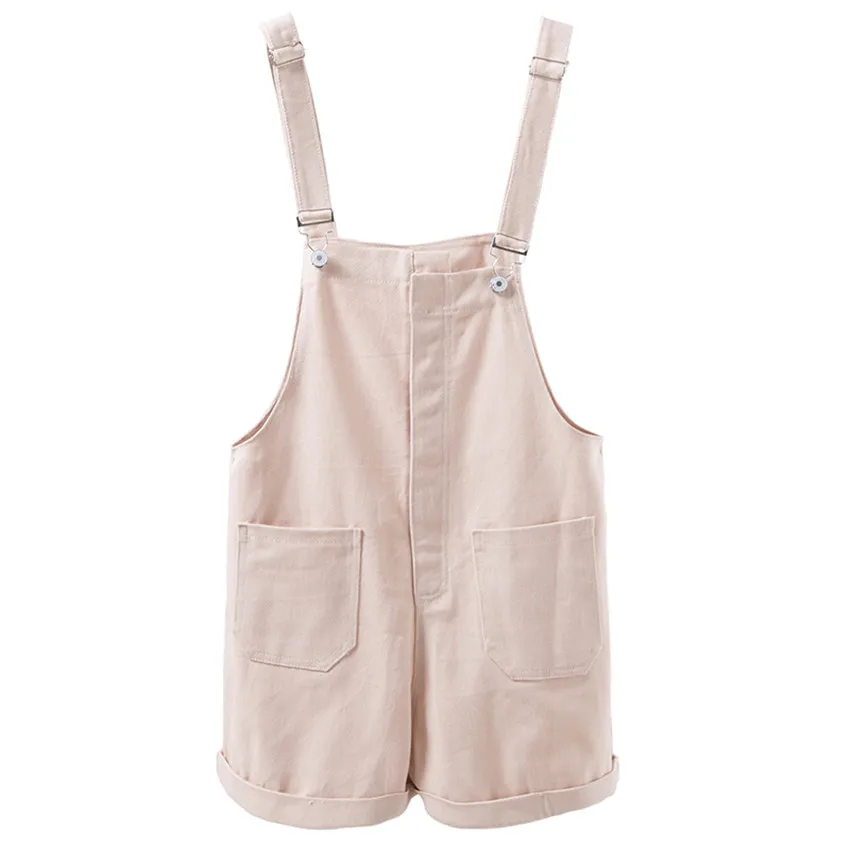 2019 New Summer Loose Girl Denim Overalls All-match Spring Big Size S-XL Student Jeans Shorts Women Jumpsuit Wide Leg 767 | Женская
