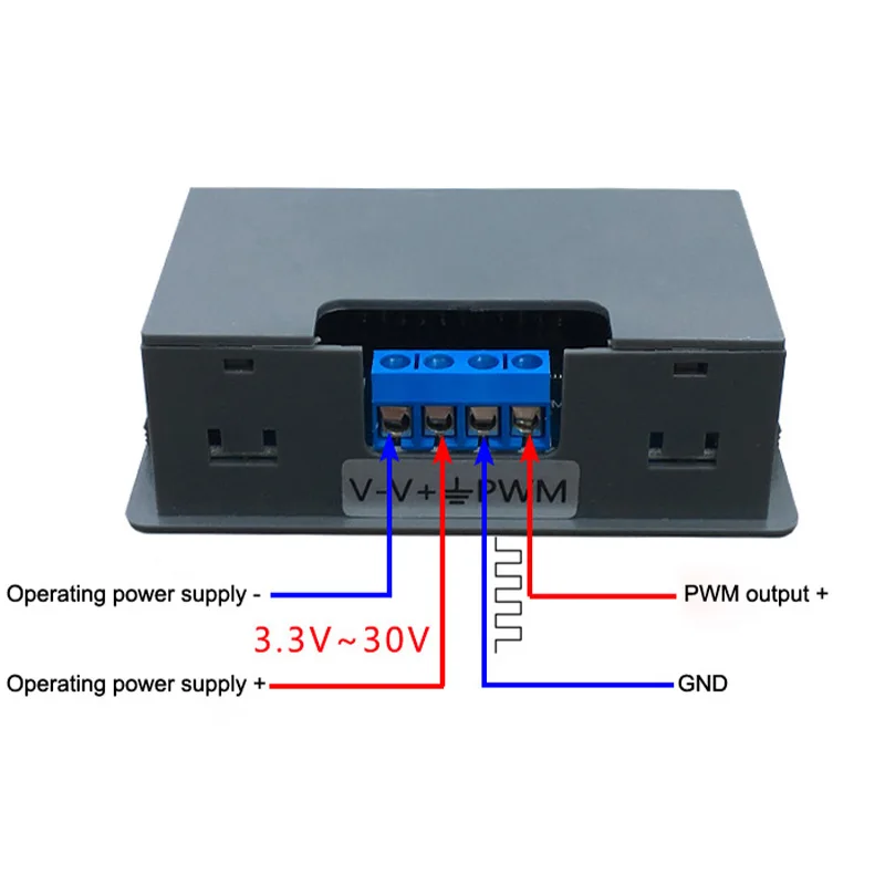 PWM генератор сигналов ШИМ частотомер XY-PWM1 рабочий цикл регулируемый квадратный волновой сигнал Выход Панель метр