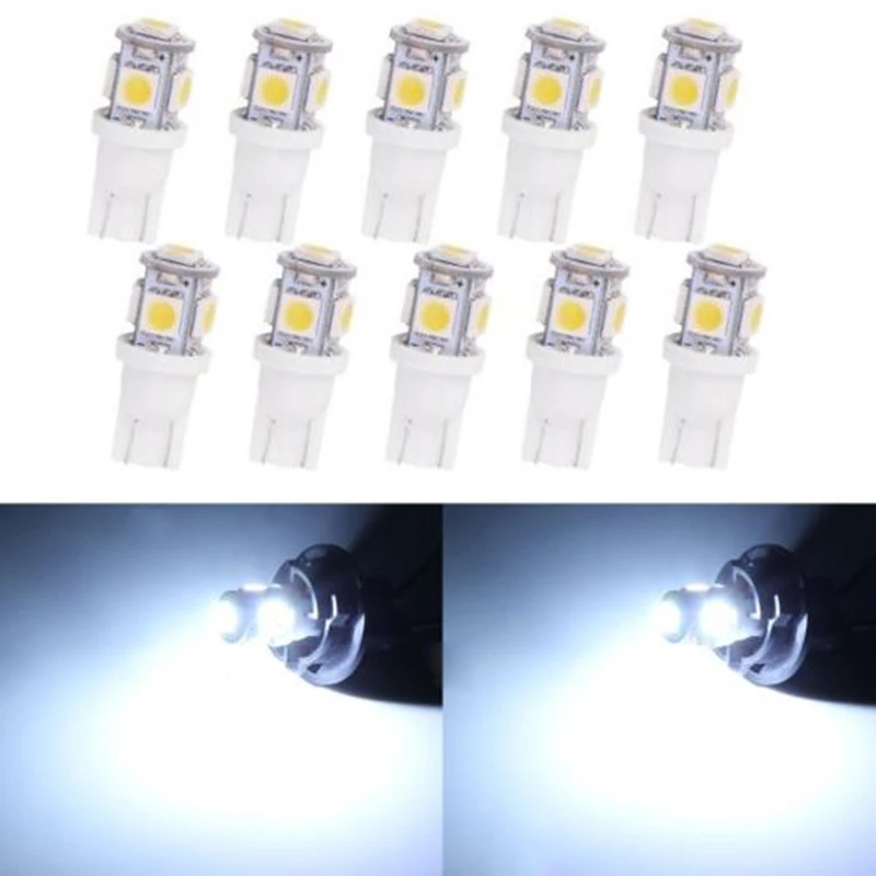 10 шт./компл. клиновидная Лампа Белый светодиодный для Malibu 12 V AC/DC ландшафтный свет 1