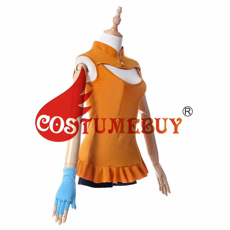Costumebuy карнавальный костюм в стиле аниме; семь смертных грехов»; Костюмы для косплея Диана Топ и штаны костюм с перчатками Хэллоуин костюм L920