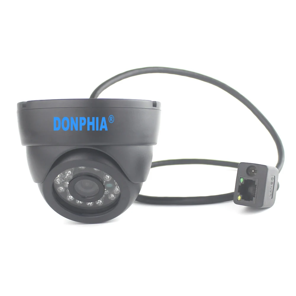 IP камера 1080P HD 2 МП OV2710 с КМОП датчиком 24 светодиода ИК Ночное Видение комнатная