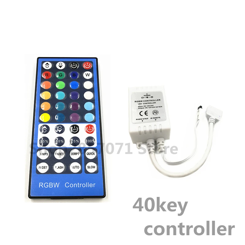 Гибкая светодиодная лента RGB RGBW RGBWW IP67 водонепроницаемый ИК контроллер с 40